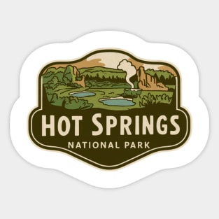 Arkansas's Treasure Hot Springs National Park Sticker